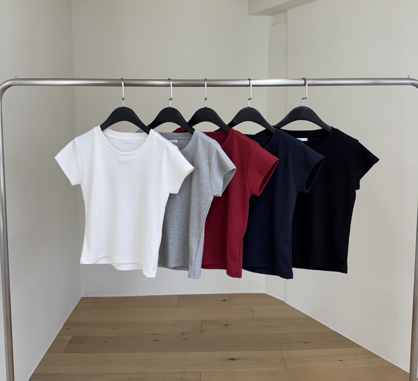 BLACK PIG韓國代購女裝新款真品職業26春夏人氣休閑推薦T恤VIVIAN_LEET恤圖色2左二色