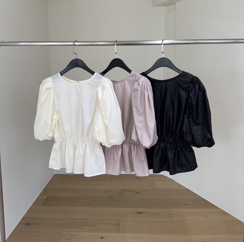 BLACK PIG東大門代購女士新品推薦人氣26春夏襯衫蕾絲衫VIVIAN_LEE襯衫/蕾絲衫圖色2左二色