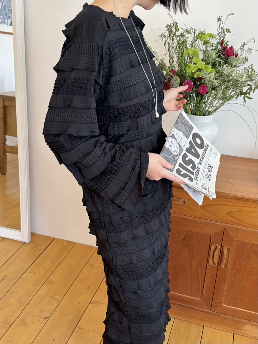 THE LINE-Q東大門實拍女士新款推薦時尚26春夏熱賣長裙THE LINE-Q長裙