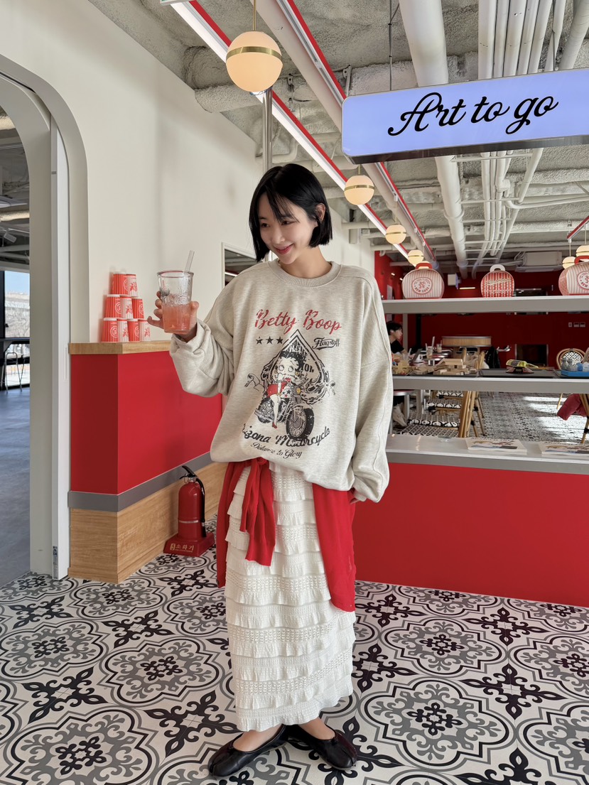 THE LINE-Q東大門實拍女士新款推薦時尚26春夏熱賣長裙THE LINE-Q長裙