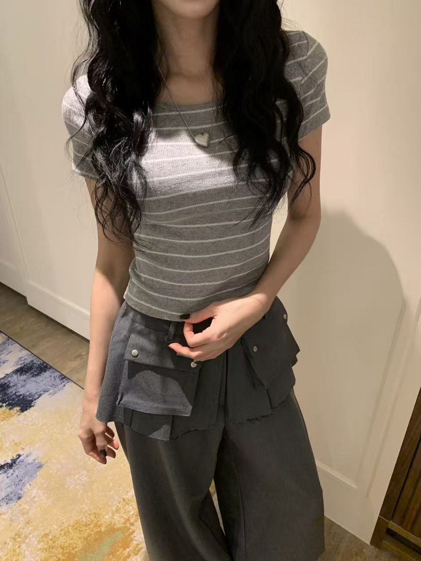 BADCALM韓國直郵女裝新款休閑推薦熱賣26春夏職業真品T恤BADCALMT恤