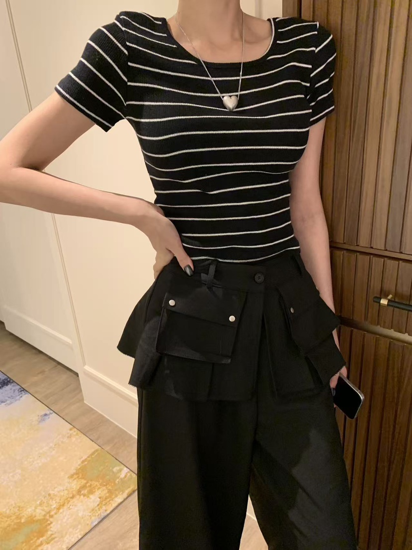 BADCALM韓國直郵女裝新款休閑推薦熱賣26春夏職業真品T恤BADCALMT恤