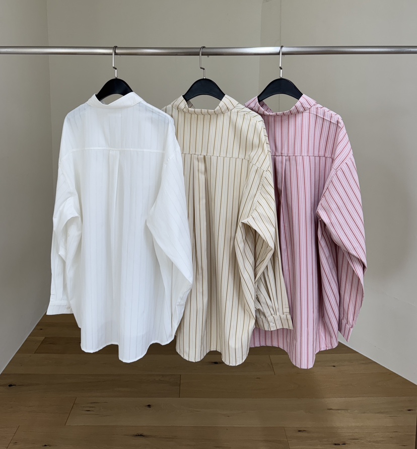 BLACK PIG韓國代購女士新品時尚休閑熱賣襯衫蕾絲衫條紋VIVIAN_LEE襯衫/蕾絲衫