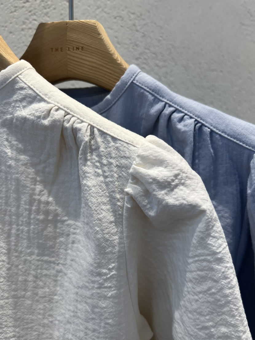 THE LINE-Q韓國直郵女士新款26春夏真品襯衫蕾絲衫童裝THE LINE-Q襯衫/蕾絲衫