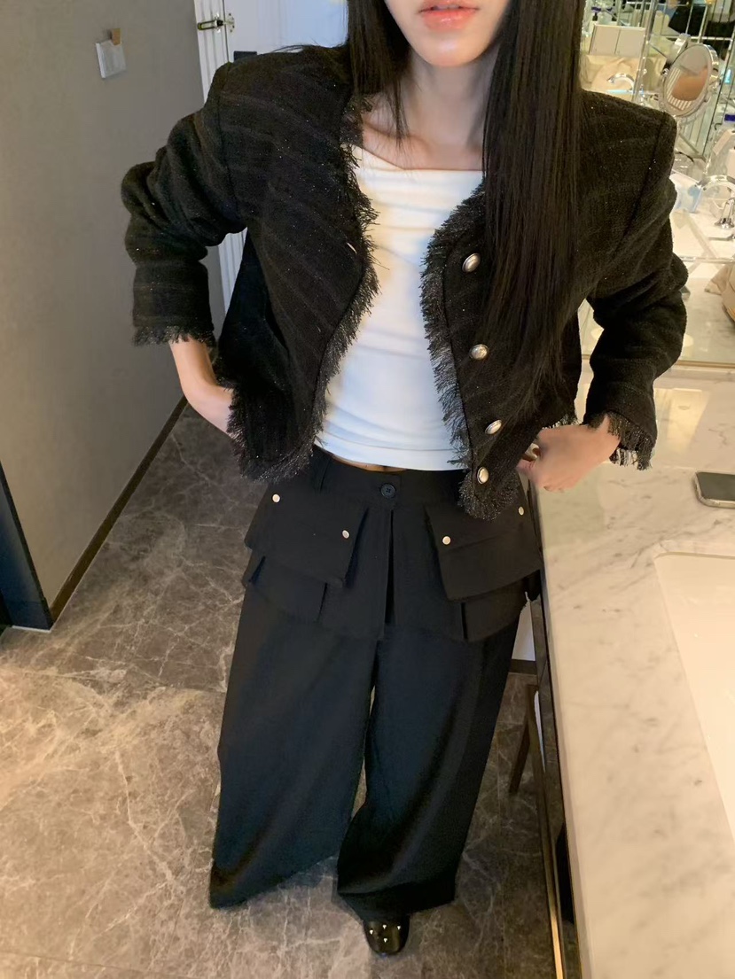 BADCALM東大門代購女士新款真品休閑人氣26春夏推薦夾克花呢BADCALM夾克