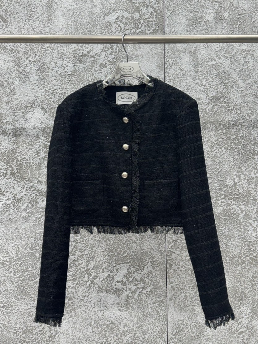 BADCALM東大門代購女士新款真品休閑人氣26春夏推薦夾克花呢BADCALM夾克圖色2