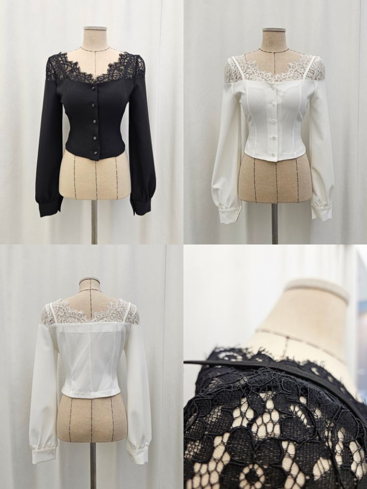 HIGH HEELS東大門直郵女裝新品熱賣人氣休閑真品襯衫蕾絲衫HIGH HEELS襯衫/蕾絲衫