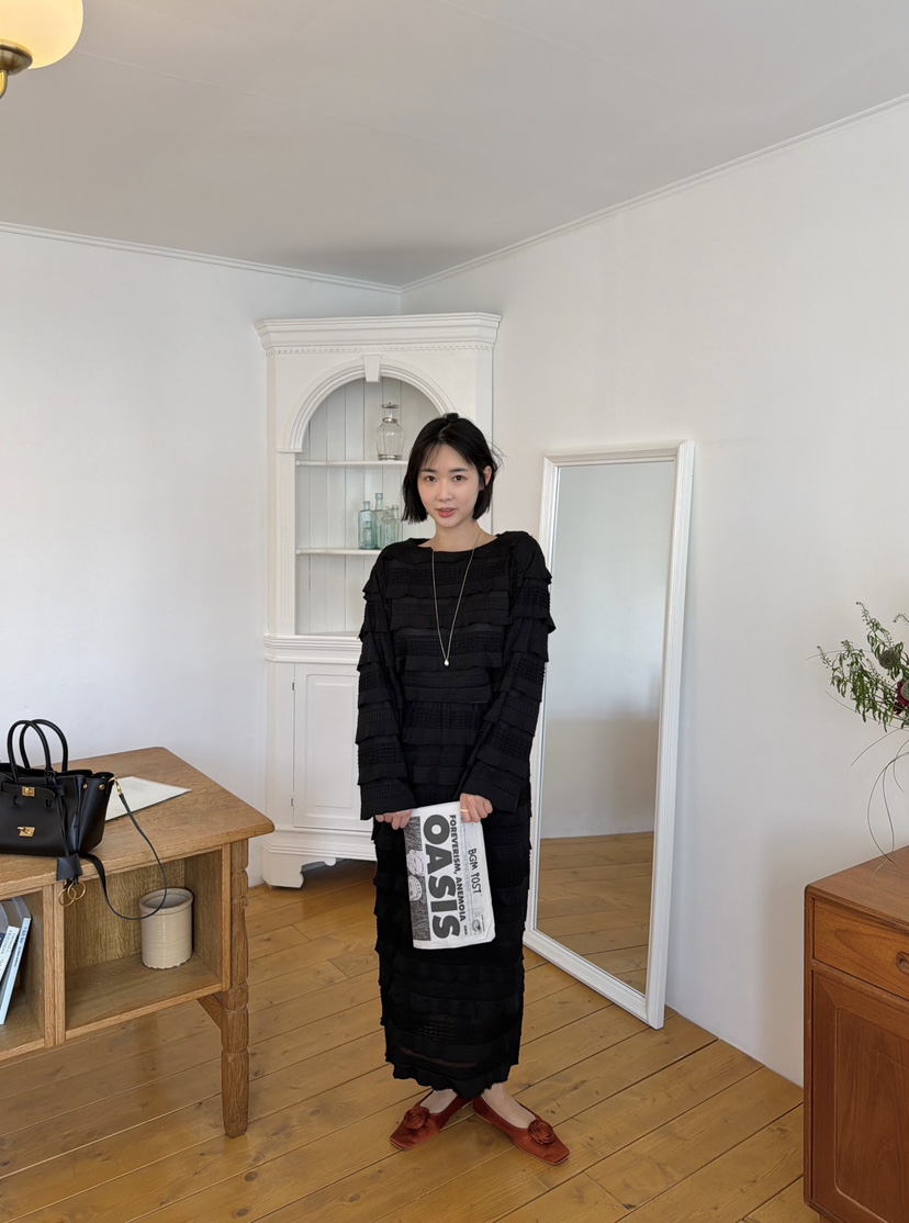 THE LINE-Q東大門實拍女士新品真品推薦休閑職業長袖T恤THE LINE-Q長袖T恤