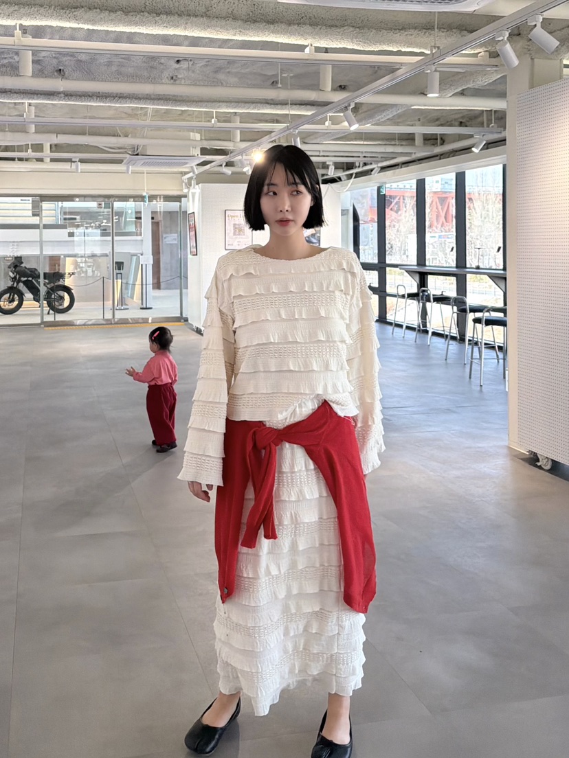 THE LINE-Q東大門實拍女士新品真品推薦休閑職業長袖T恤THE LINE-Q長袖T恤