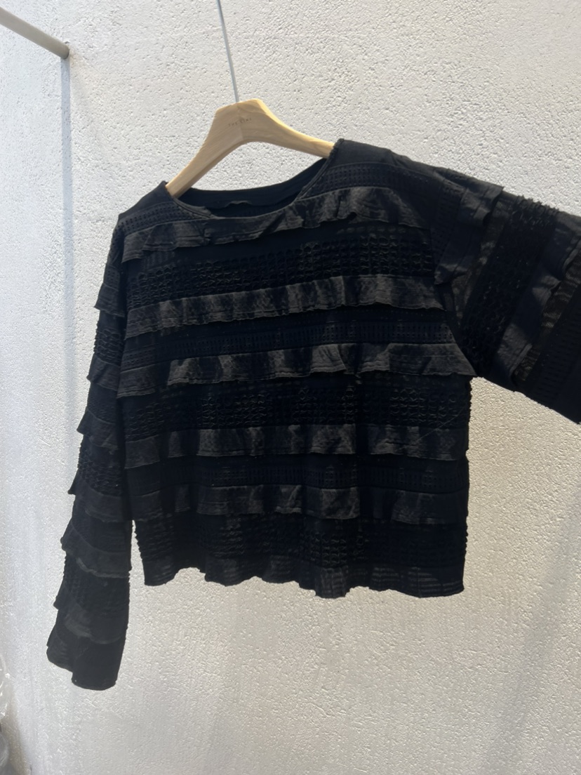 THE LINE-Q東大門實拍女士新品真品推薦休閑職業長袖T恤THE LINE-Q長袖T恤圖色2