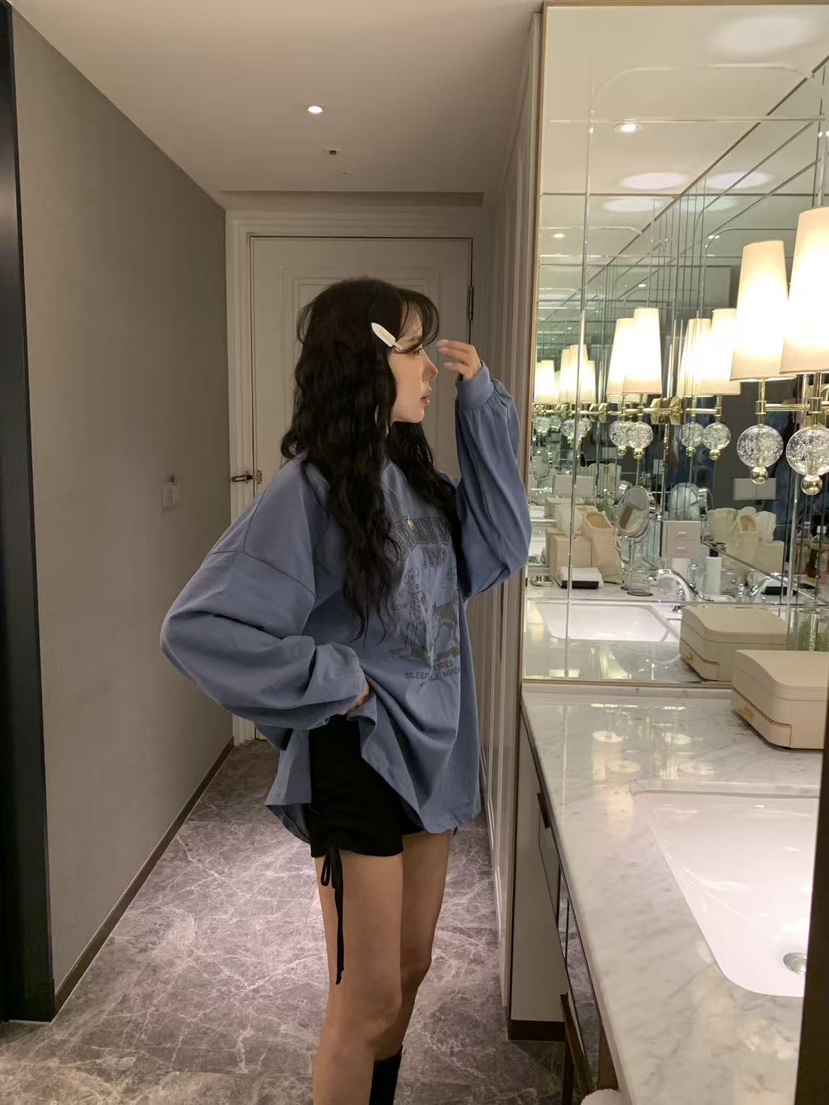 BADCALM韓國代購女士新款人氣真品熱賣時尚推薦26春夏長袖T恤BADCALM長袖T恤