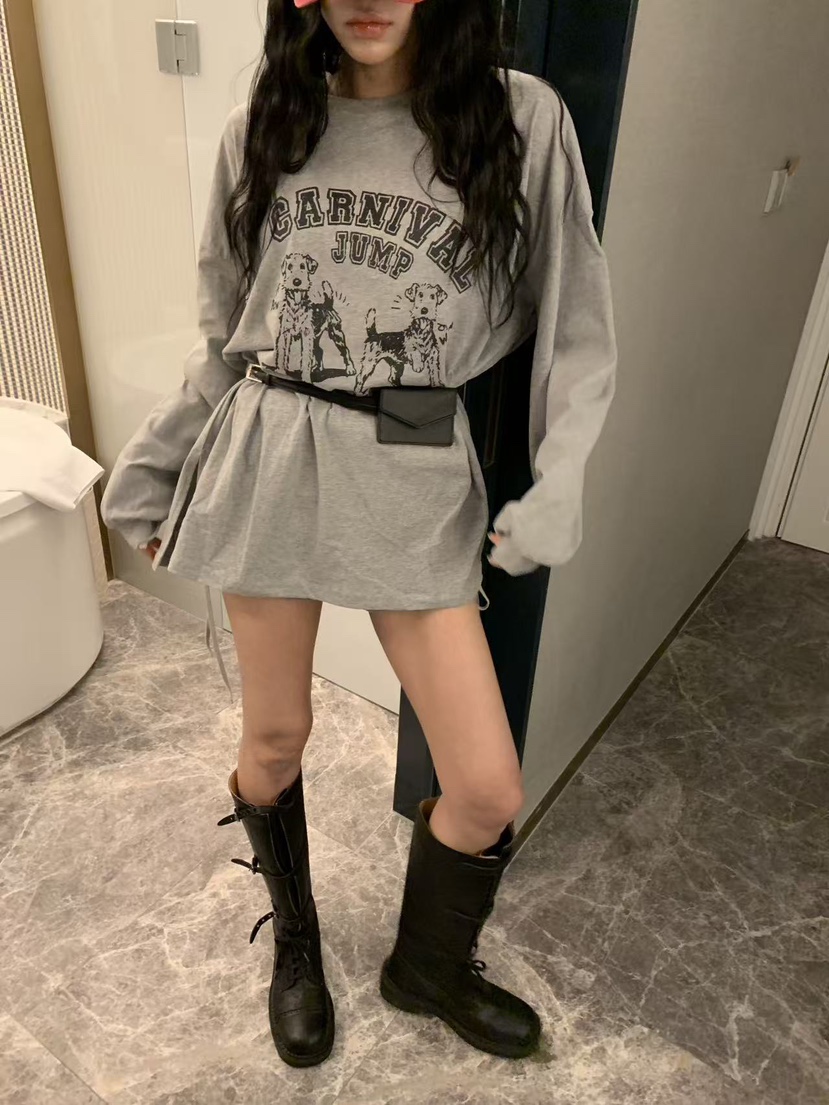 BADCALM韓國代購女士新款人氣真品熱賣時尚推薦26春夏長袖T恤BADCALM長袖T恤