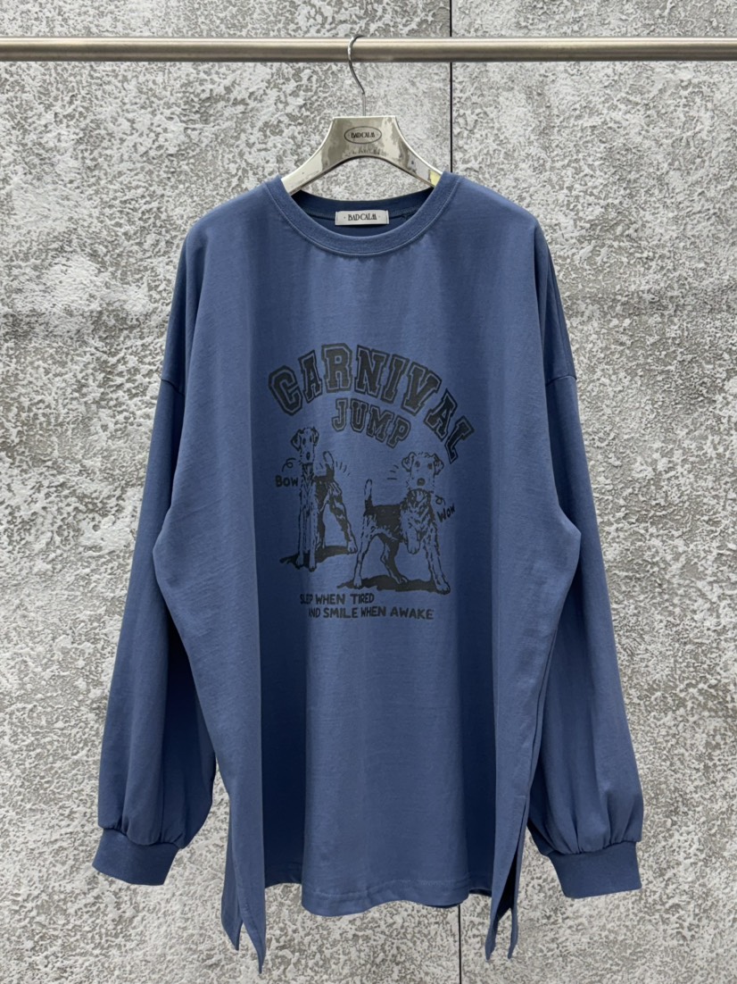 BADCALM韓國代購女士新款人氣真品熱賣時尚推薦26春夏長袖T恤BADCALM長袖T恤圖色2