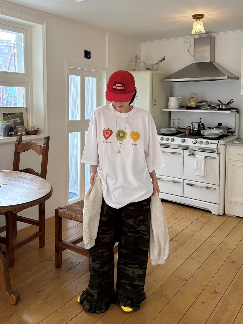 THE LINE-Q東大門實拍女士新品時尚職業人氣休閑褲迷彩THE LINE-Q休閑褲