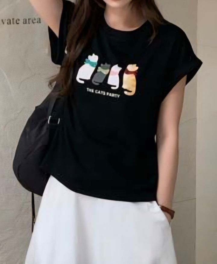 RICO/BLING BLING-S韓國直郵女士新款職業真品時尚T恤RICO/BLING BLING-ST恤