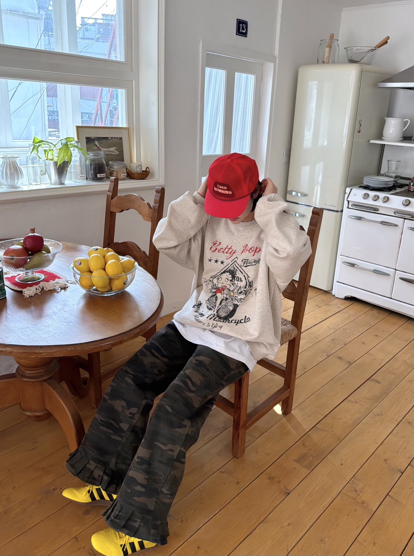 THE LINE-Q韓國直郵女士新品26春夏推薦職業真品休閑衛衣THE LINE-Q衛衣