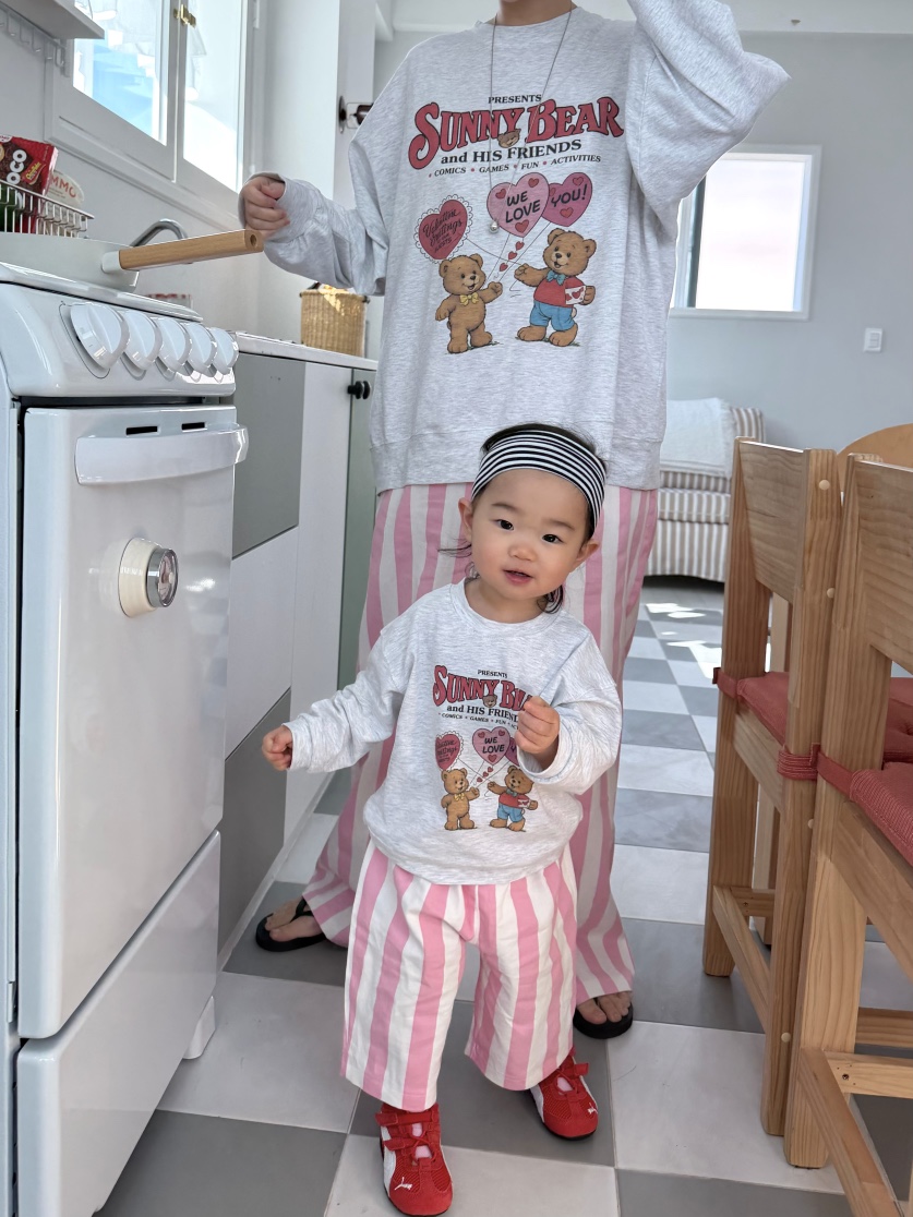 THE LINE-Q韓國代購女士新品推薦熱賣真品時尚休閑褲童裝THE LINE-Q休閑褲