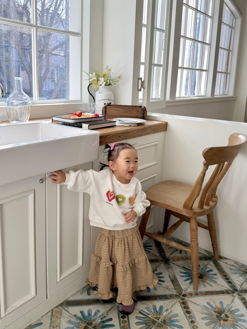 THE LINE-Q韓國直郵女士新款推薦時尚熱賣真品衛衣童裝THE LINE-Q衛衣