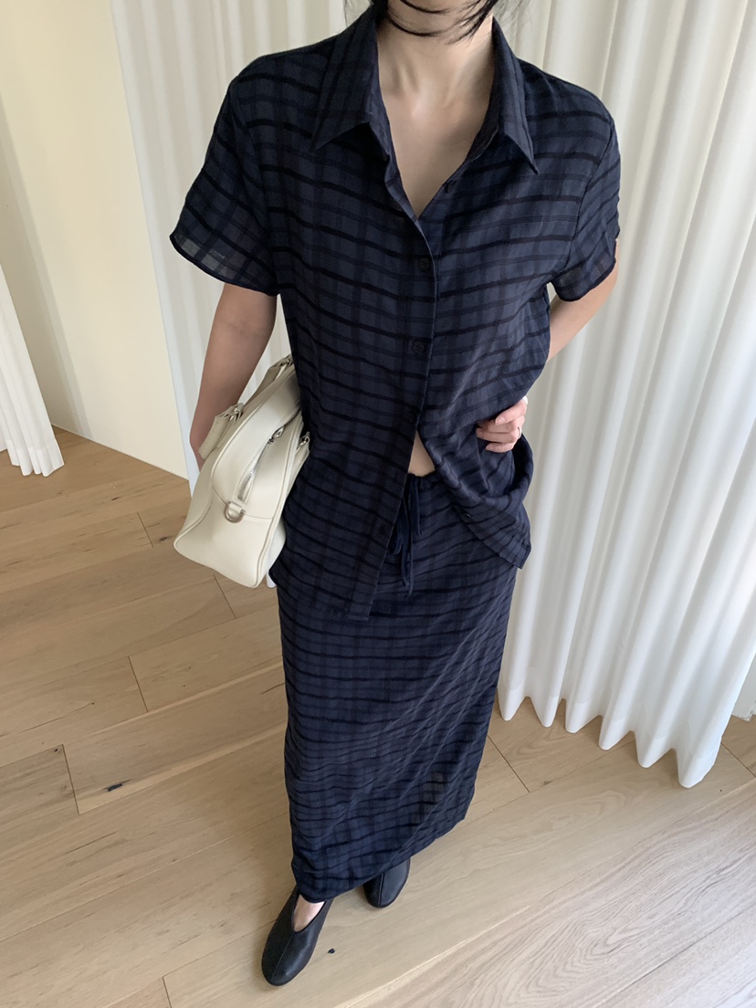 BLACK PIG東大門直郵女裝新品人氣休閑26春夏職業時尚長裙VIVIAN_LEE長裙