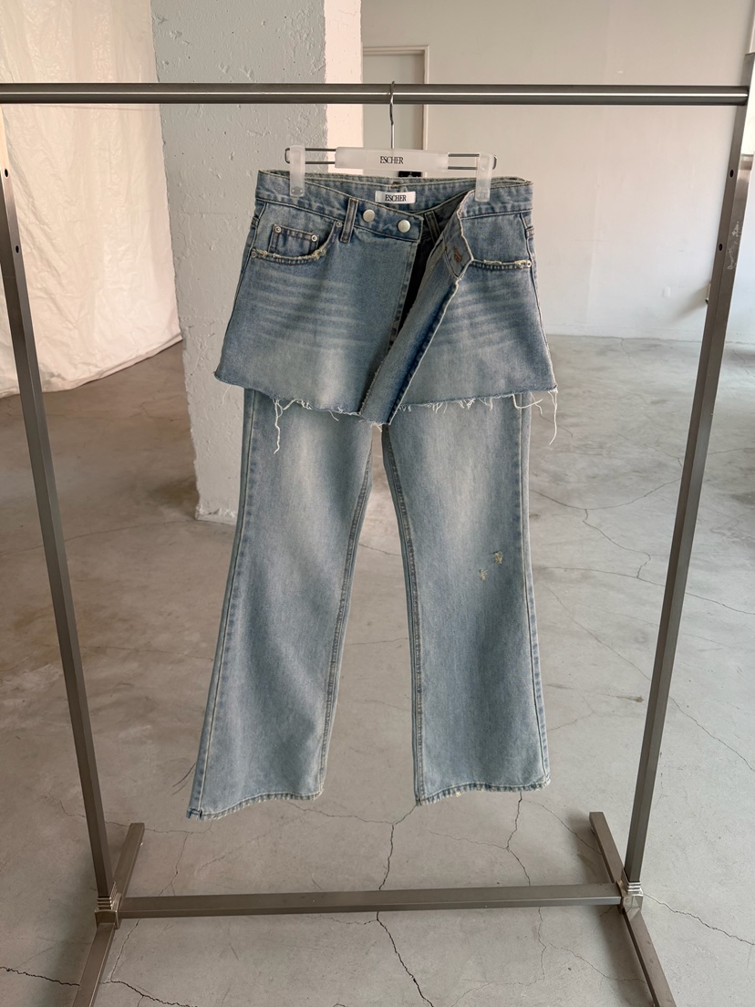 ESCHER東大門代購女裝新品時尚推薦真品職業人氣26春夏牛仔褲ESCHER牛仔褲