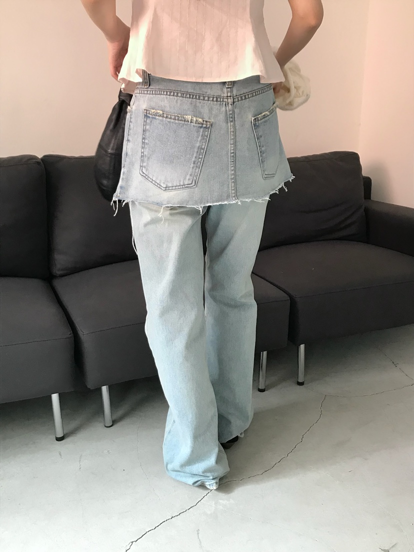 ESCHER東大門代購女裝新品時尚推薦真品職業人氣26春夏牛仔褲ESCHER牛仔褲