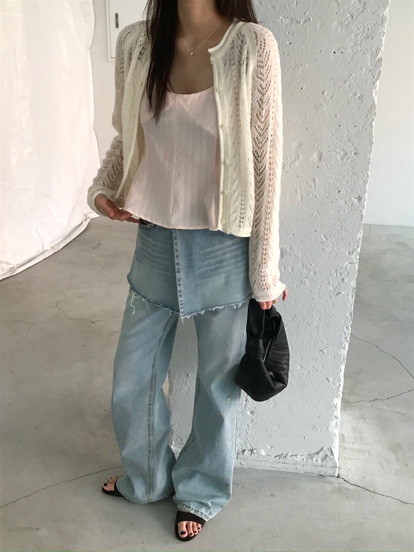 ESCHER東大門代購女裝新品時尚推薦真品職業人氣26春夏牛仔褲ESCHER牛仔褲