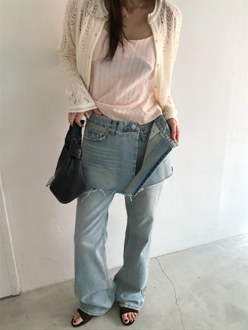 ESCHER東大門代購女裝新品時尚推薦真品職業人氣26春夏牛仔褲ESCHER牛仔褲