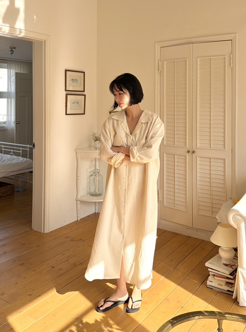 THE LINE-Q東大門代購女裝新款真品職業26春夏推薦連衣裙THE LINE-Q連衣裙