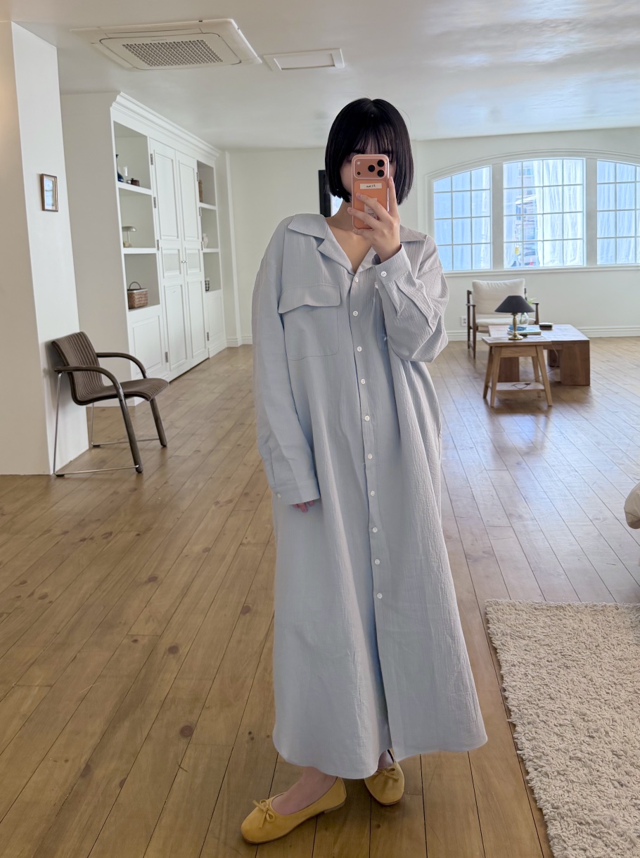 THE LINE-Q東大門代購女裝新款真品職業26春夏推薦連衣裙THE LINE-Q連衣裙圖色2