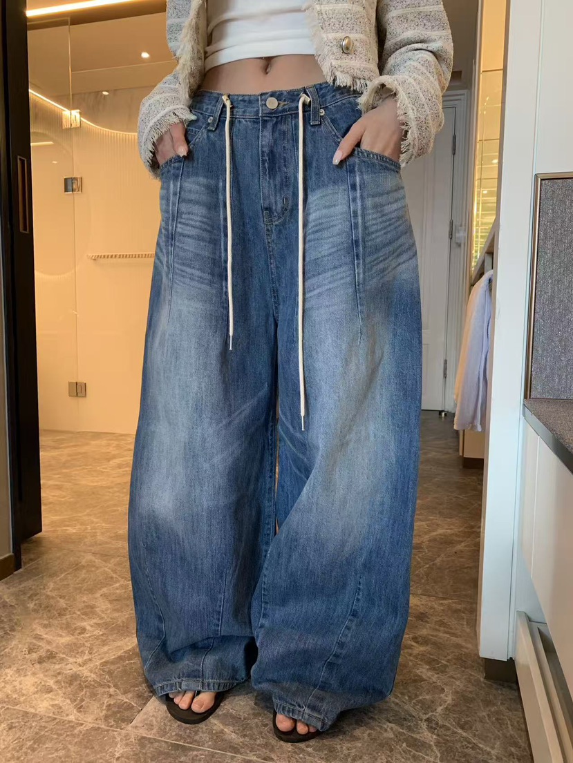 BADCALM東大門直郵女裝新品真品熱賣休閑26春夏人氣牛仔褲BADCALM牛仔褲