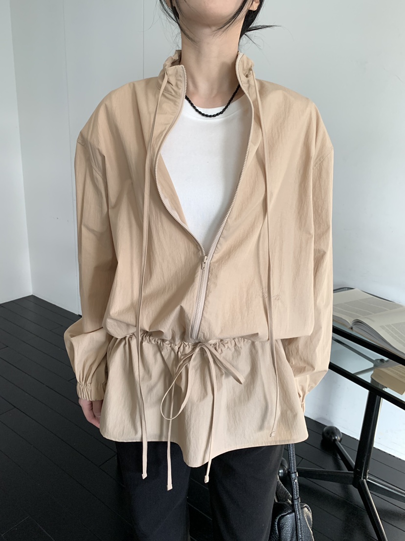 BLACK PIG韓國直郵女士新款26春夏時尚真品休閑夾克拉鏈VIVIAN_LEE夾克圖色1