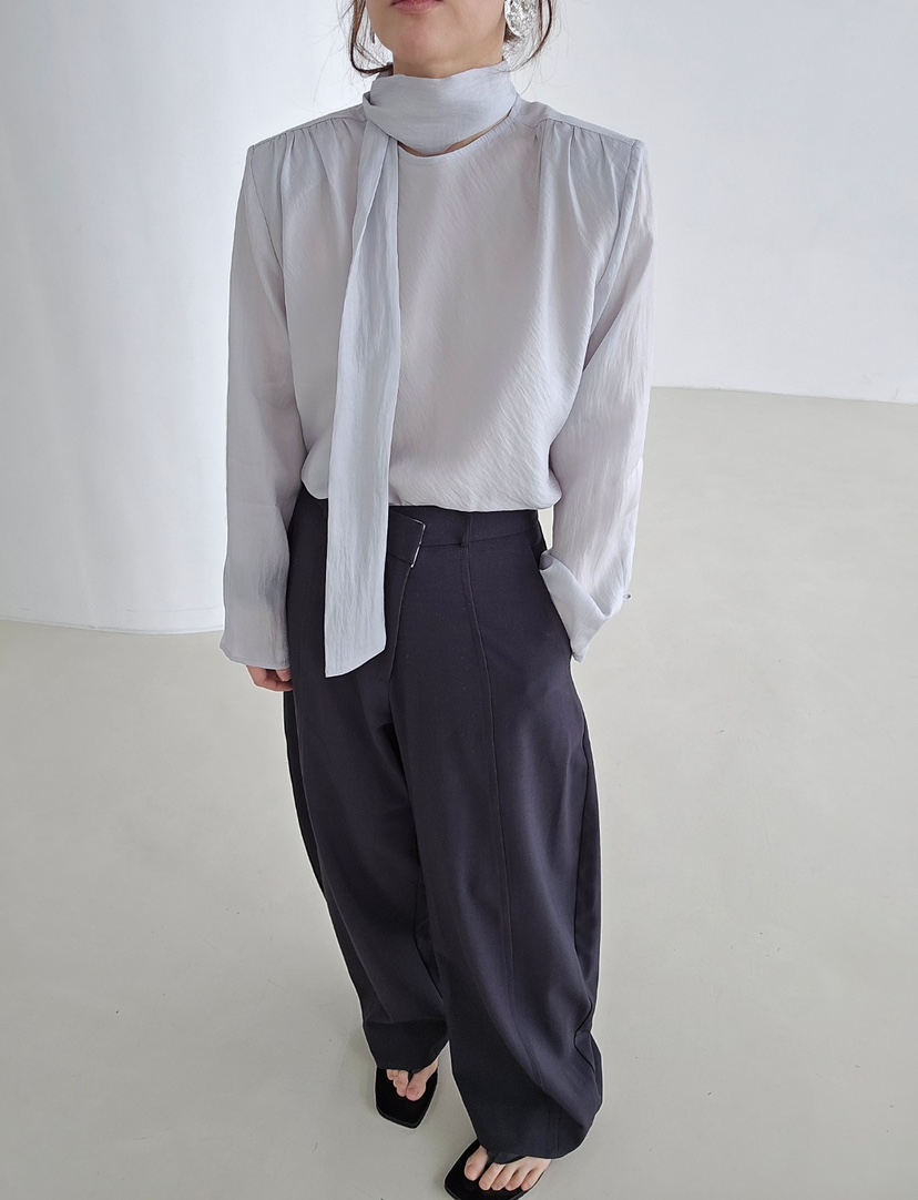 J SHOP東大門直郵女士新品人氣時尚熱賣襯衫蕾絲衫含腰帶J_SHOP襯衫/蕾絲衫