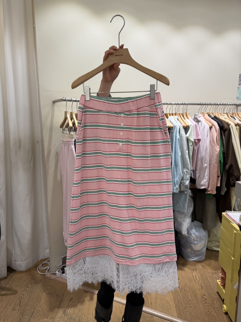 AUVERFIT韓國直郵女士新品人氣26春夏時尚休閑職業真品長裙AUVERFIT長裙圖色2