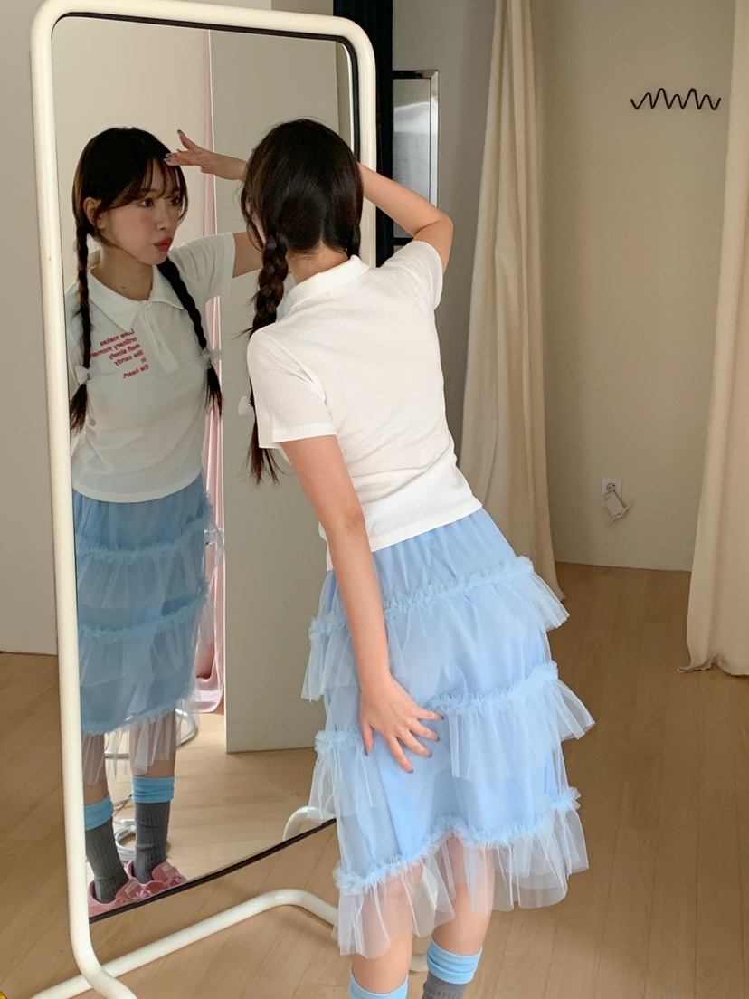 MORE THAN-P韓國代購女士新品熱賣26春夏人氣休閑職業長裙MORE THAN長裙