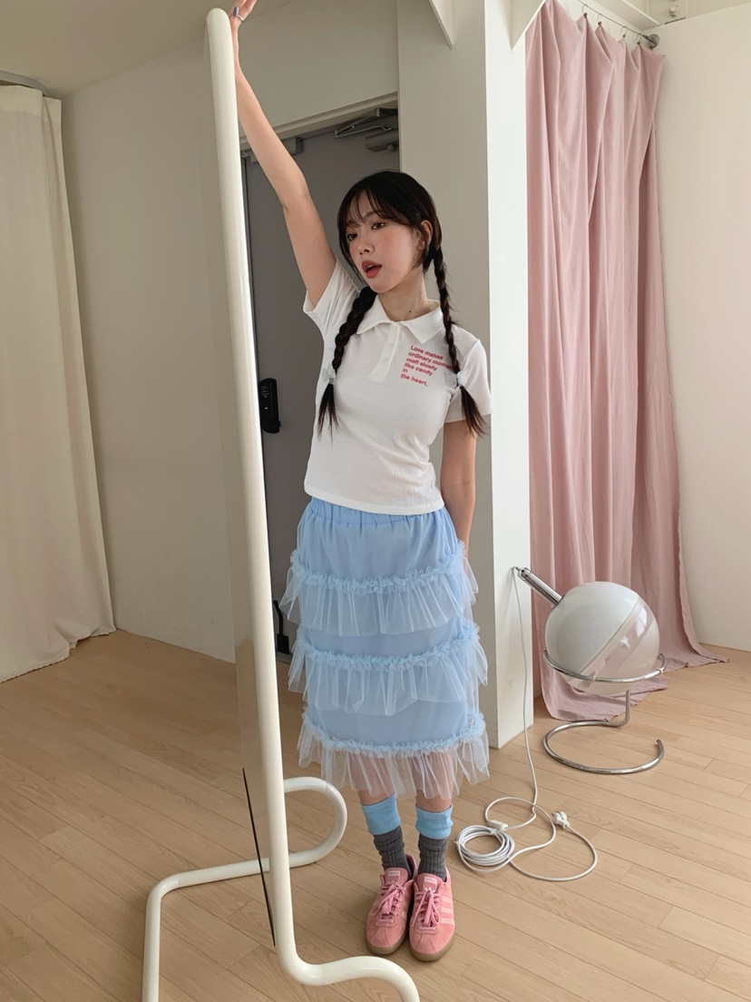 MORE THAN-P韓國代購女士新品熱賣26春夏人氣休閑職業長裙MORE THAN長裙