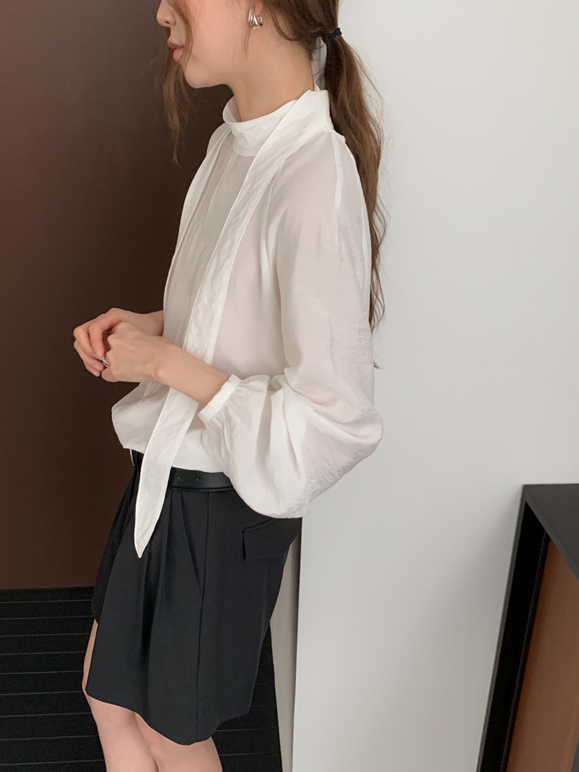 LONG PEAK東大門直郵女士新款26春夏推薦時尚襯衫蕾絲衫LONG PEAK襯衫/蕾絲衫