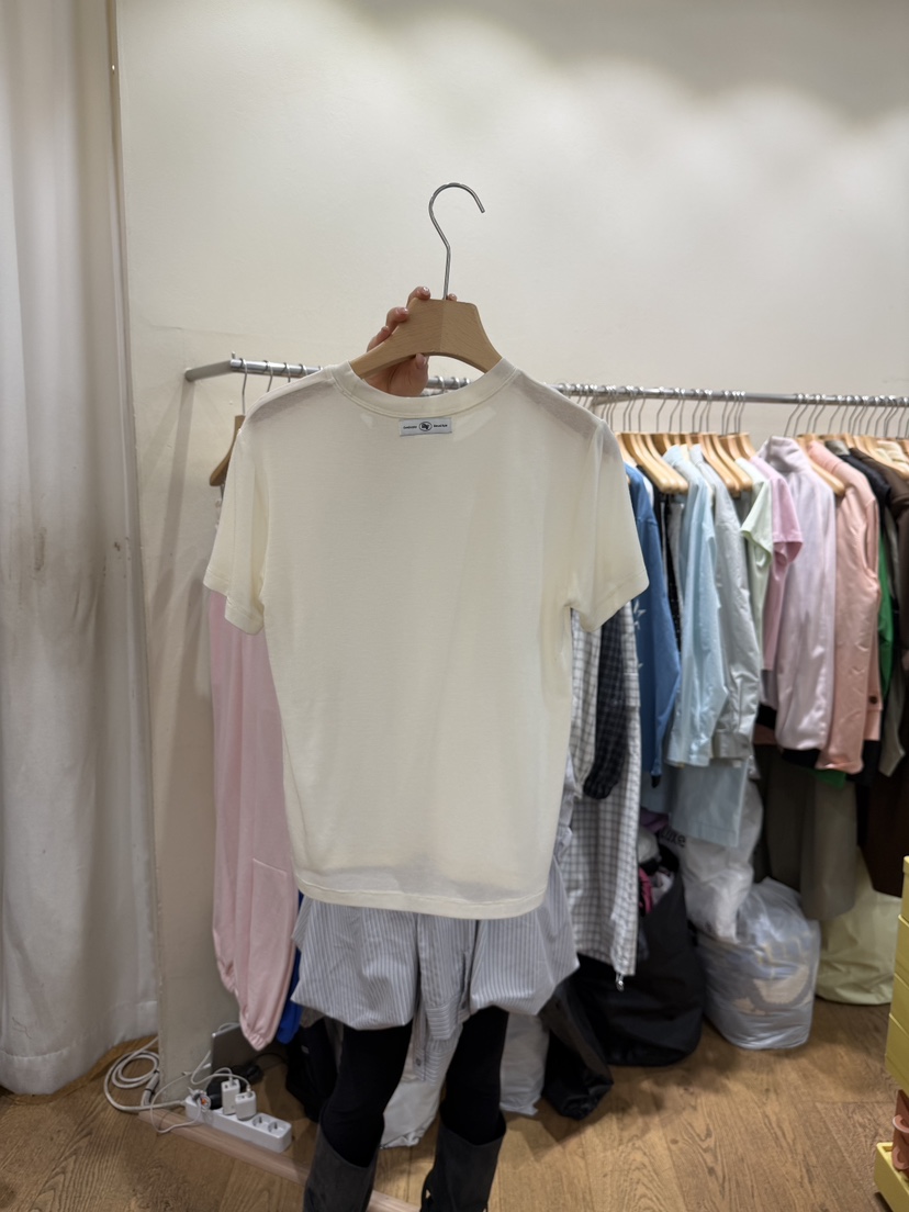 AUVERFIT東大門實拍女士新品休閑時尚26春夏推薦人氣T恤圓領AUVERFITT恤