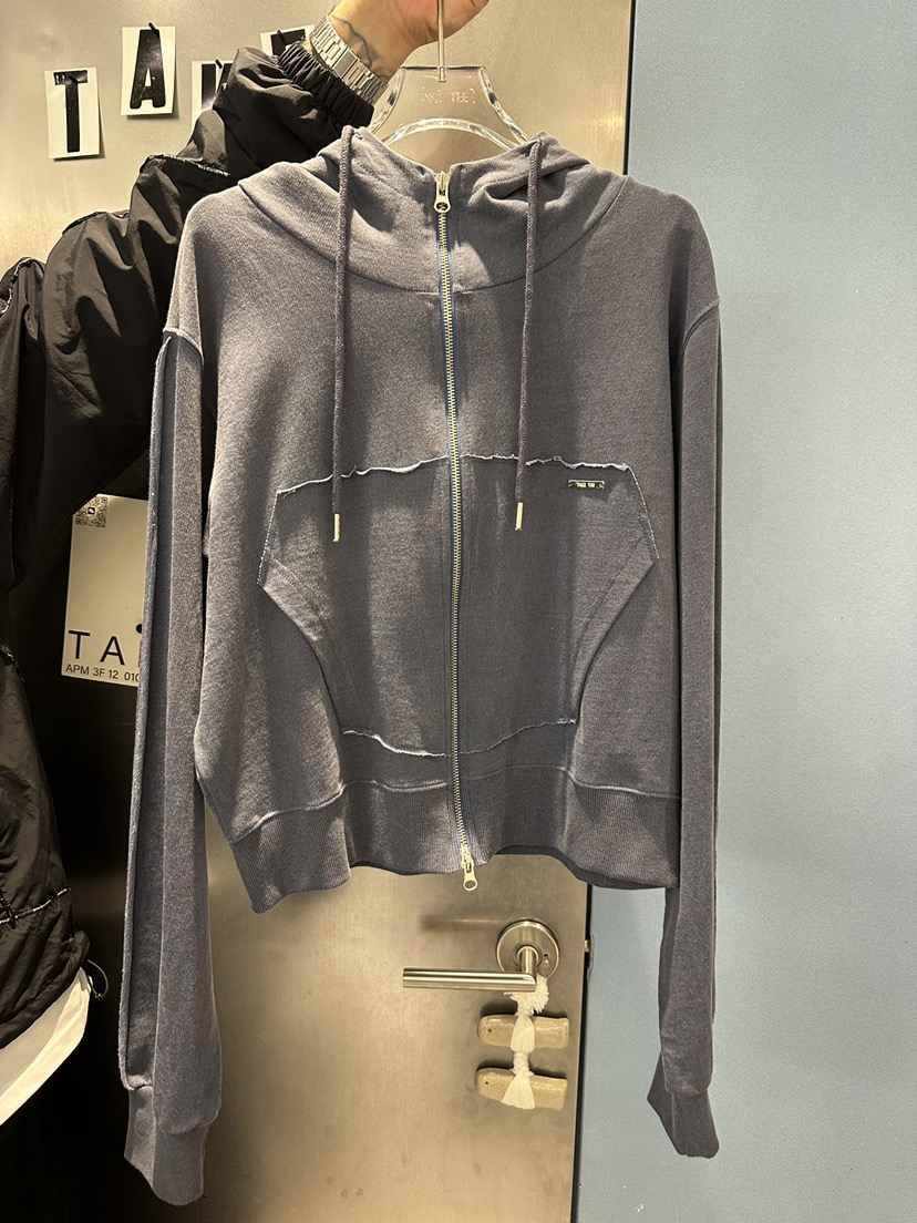 TAKE TEE韓國代購女士新品26春夏人氣時尚熱賣休閑夾克拉鏈TAKE TEE夾克圖色1