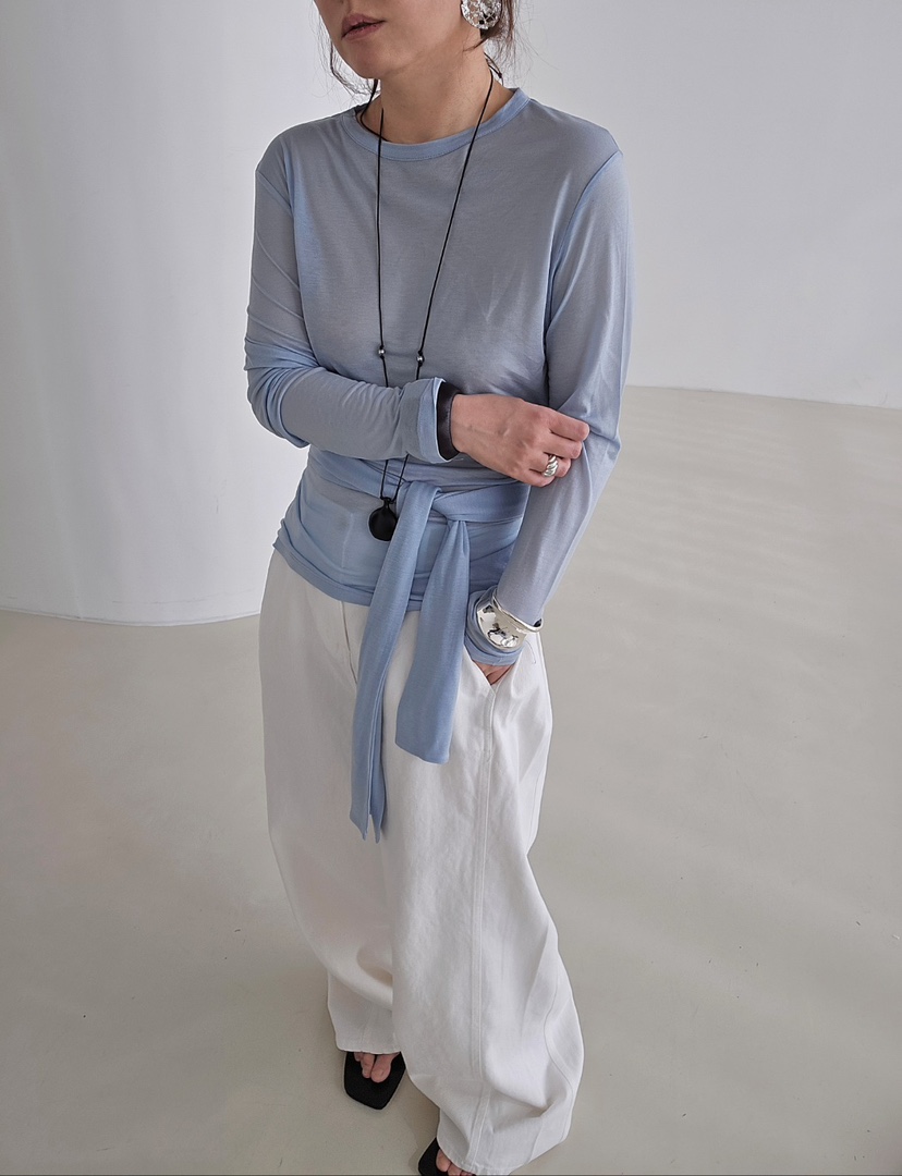 J SHOP東大門實拍女裝新款人氣休閑推薦時尚熱賣長袖T恤J_SHOP長袖T恤