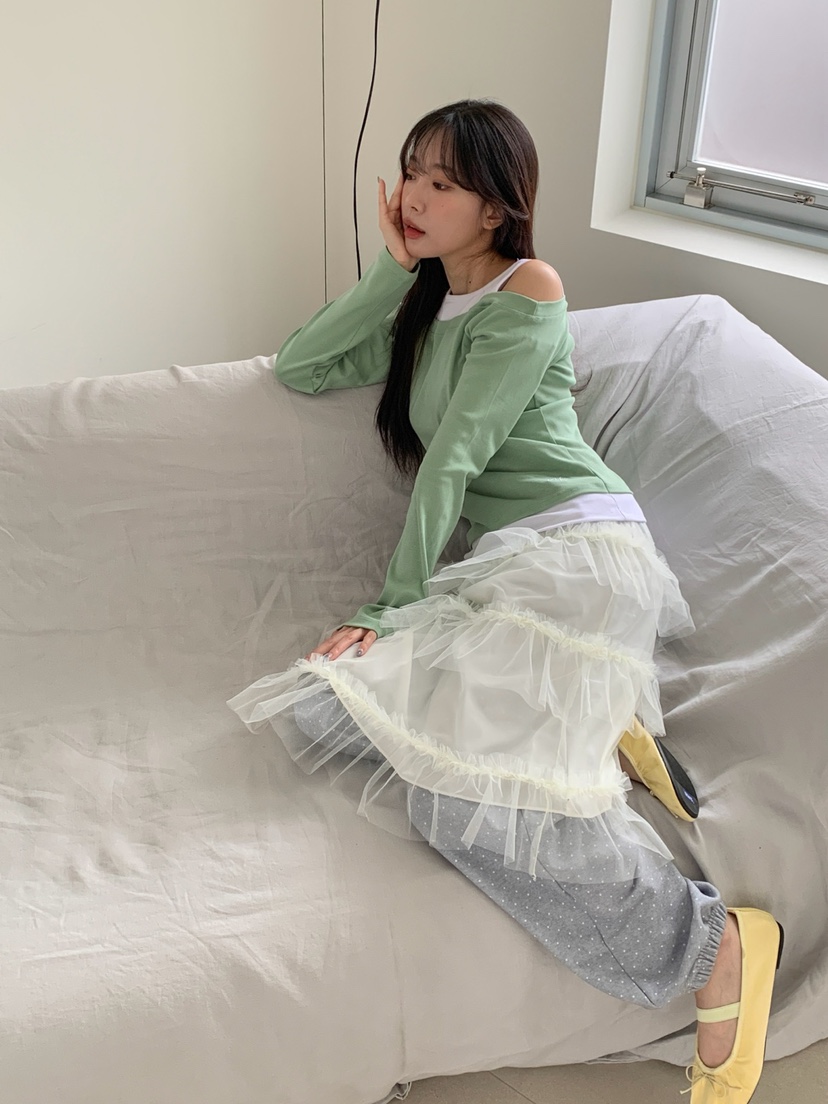 MORE THAN-P韓國代購女裝新品26春夏推薦人氣衛衣假兩件MORE THAN衛衣