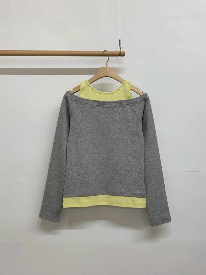 MORE THAN-P韓國代購女裝新品26春夏推薦人氣衛衣假兩件MORE THAN衛衣