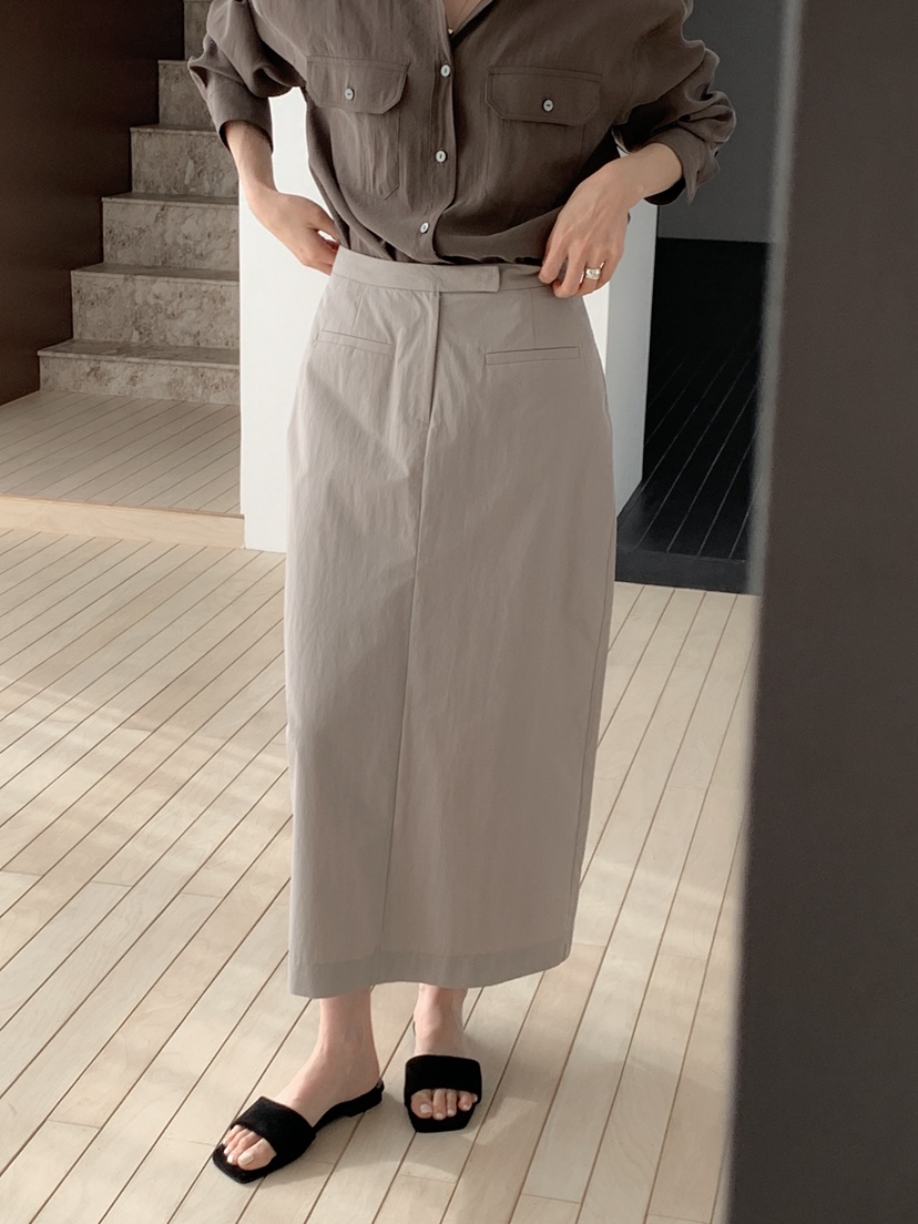 LONG PEAK韓國直郵女士新品人氣時尚職業休閑26春夏長裙LONG PEAK長裙