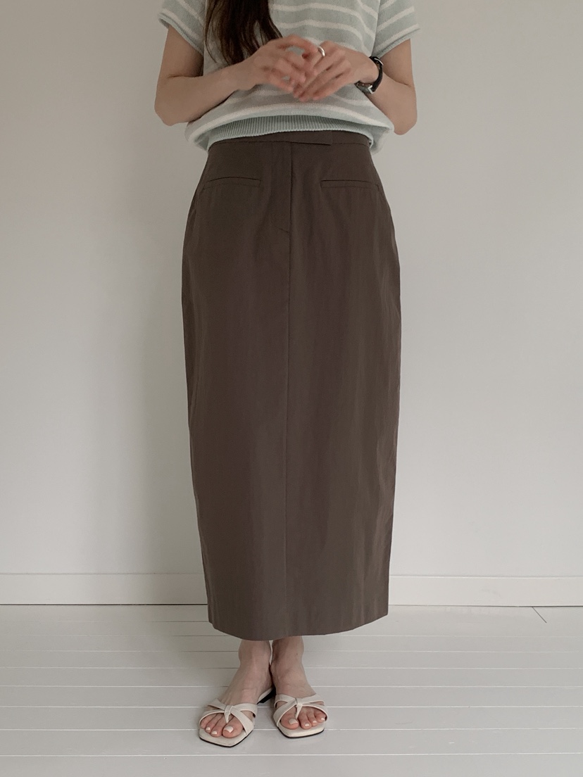 LONG PEAK韓國直郵女士新品人氣時尚職業休閑26春夏長裙LONG PEAK長裙