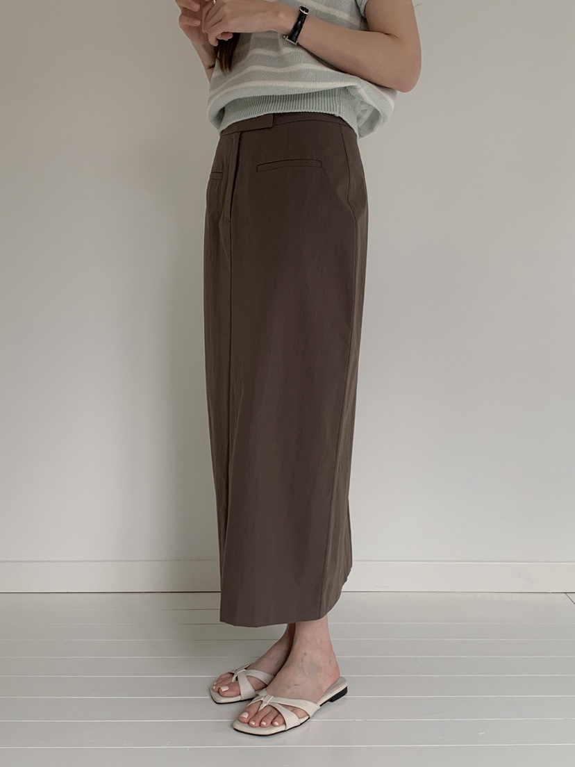 LONG PEAK韓國直郵女士新品人氣時尚職業休閑26春夏長裙LONG PEAK長裙