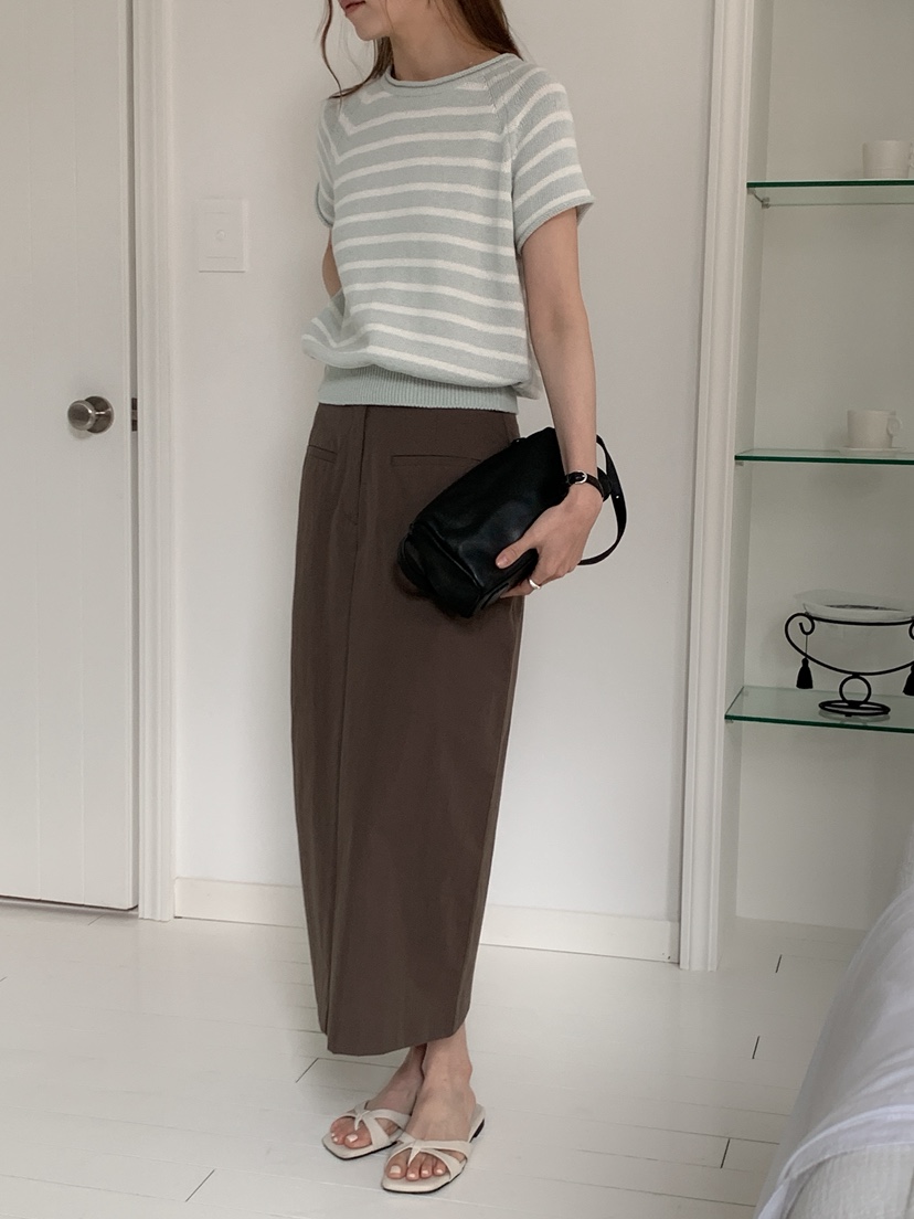 LONG PEAK韓國直郵女士新品人氣時尚職業休閑26春夏長裙LONG PEAK長裙