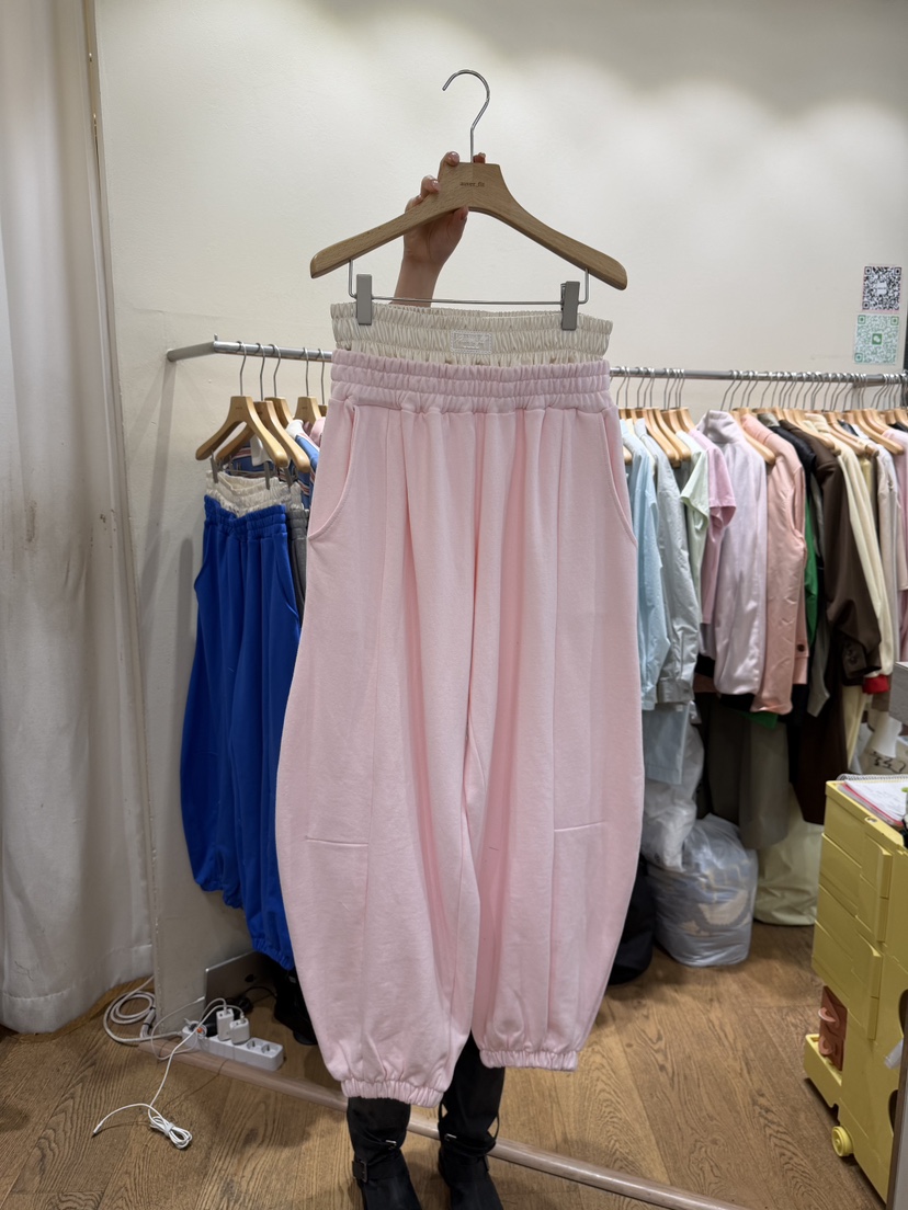 AUVERFIT韓國代購女裝新款推薦時尚26春夏真品休閑休閑褲AUVERFIT休閑褲圖色1