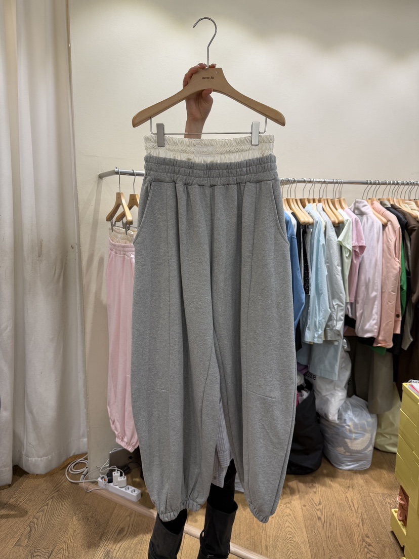 AUVERFIT韓國代購女裝新款推薦時尚26春夏真品休閑休閑褲AUVERFIT休閑褲圖色3