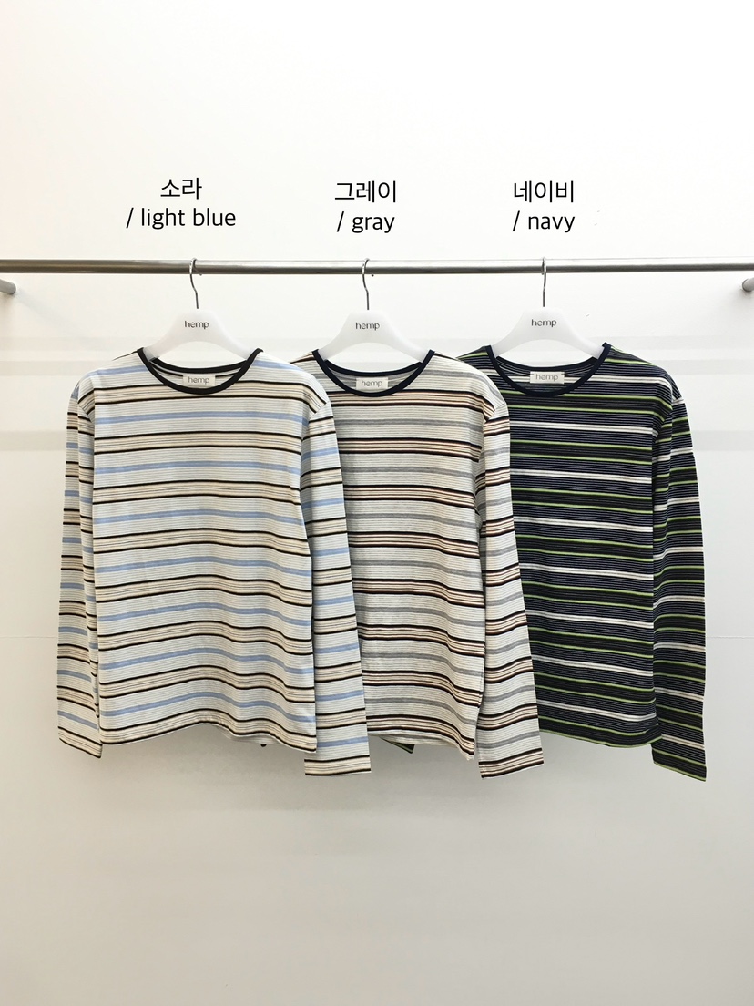 HEMP-P韓國代購女裝新款熱賣休閑人氣時尚職業推薦長袖T恤hemp長袖T恤