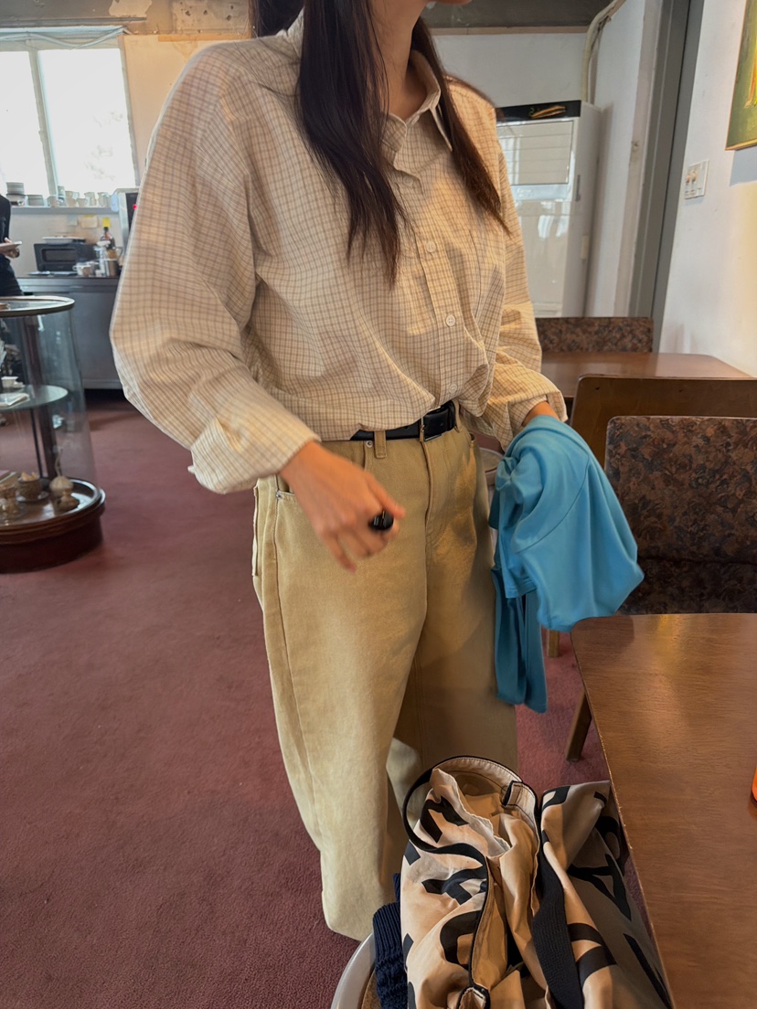 CAMEL-P韓國代購女裝新款真品襯衫蕾絲衫Came_l 家襯衫/蕾絲衫