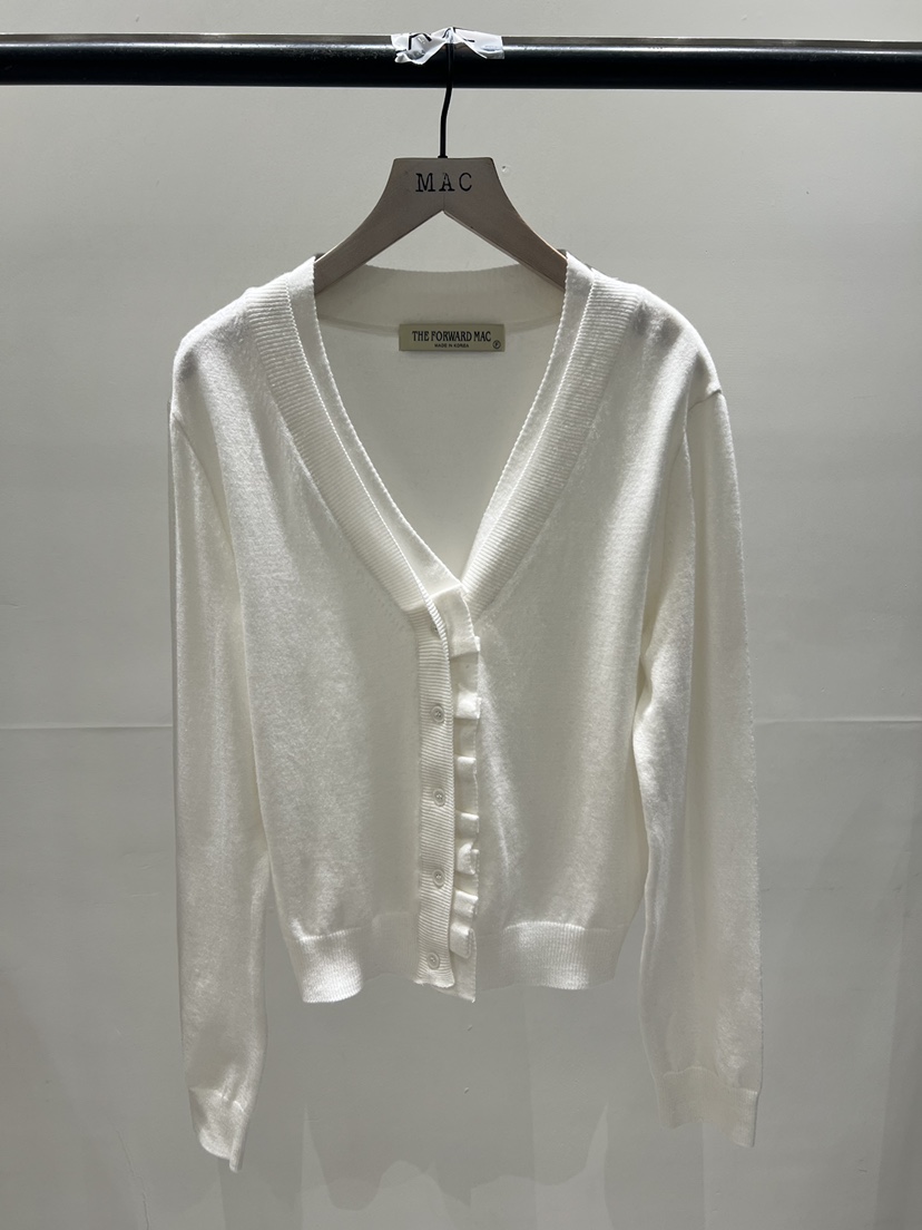MAC韓國直郵女裝新品職業熱賣人氣26春夏推薦時尚針織衫雙層THE FORWARD MAC針織衫圖色1